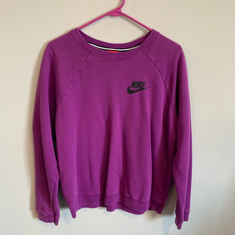 Purple Nike Crew Neck